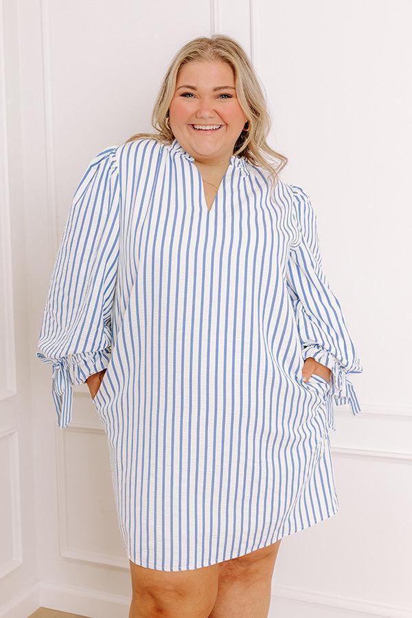 Sweet Lifestyle Stripe Mini Dress Curves Product Image