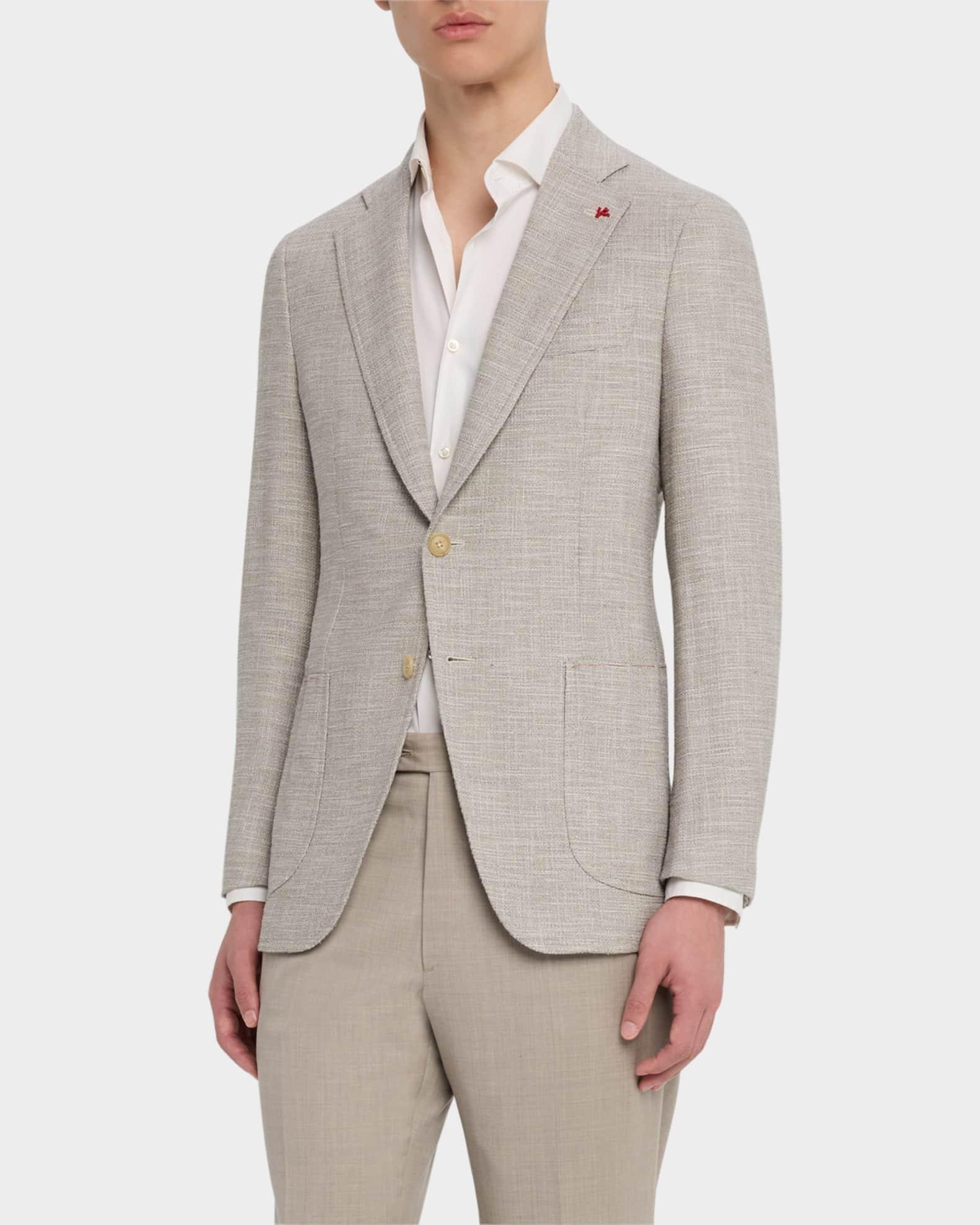 Men's Textured Wool-Blend Blazer Product Image