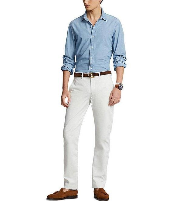 Polo Ralph Lauren Straight Fit Flat Front Stretch Twill Chino Pants Product Image