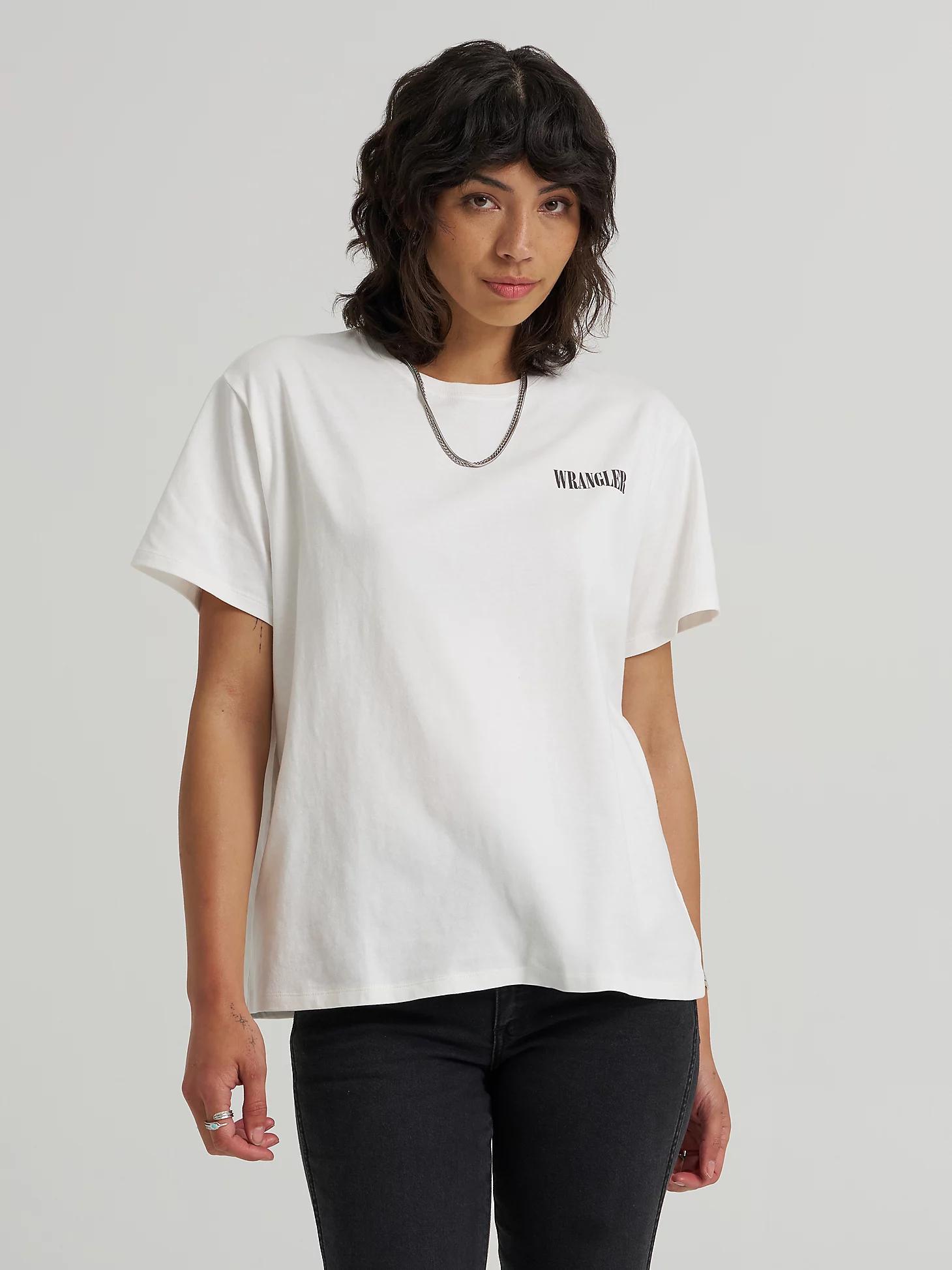 Women's Logo Graphic Tee in Worn Product Image