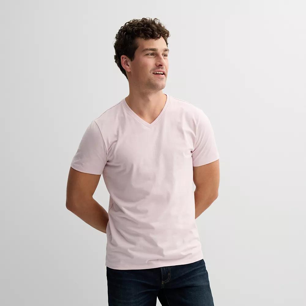 Men's Apt. 9® Premier Flex Short Sleeve V-Neck Tee,  Product Image