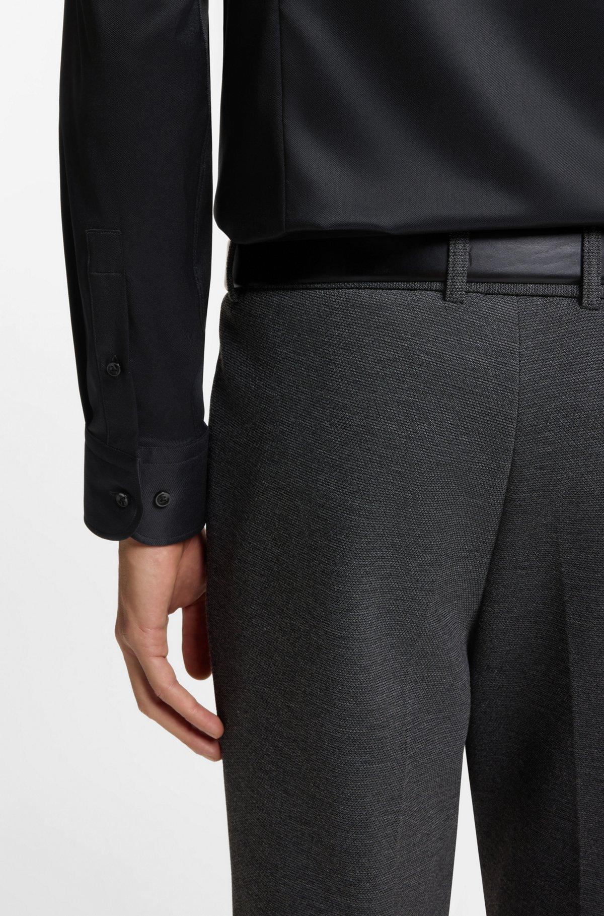 Slim-fit shirt in performance-stretch twill Product Image