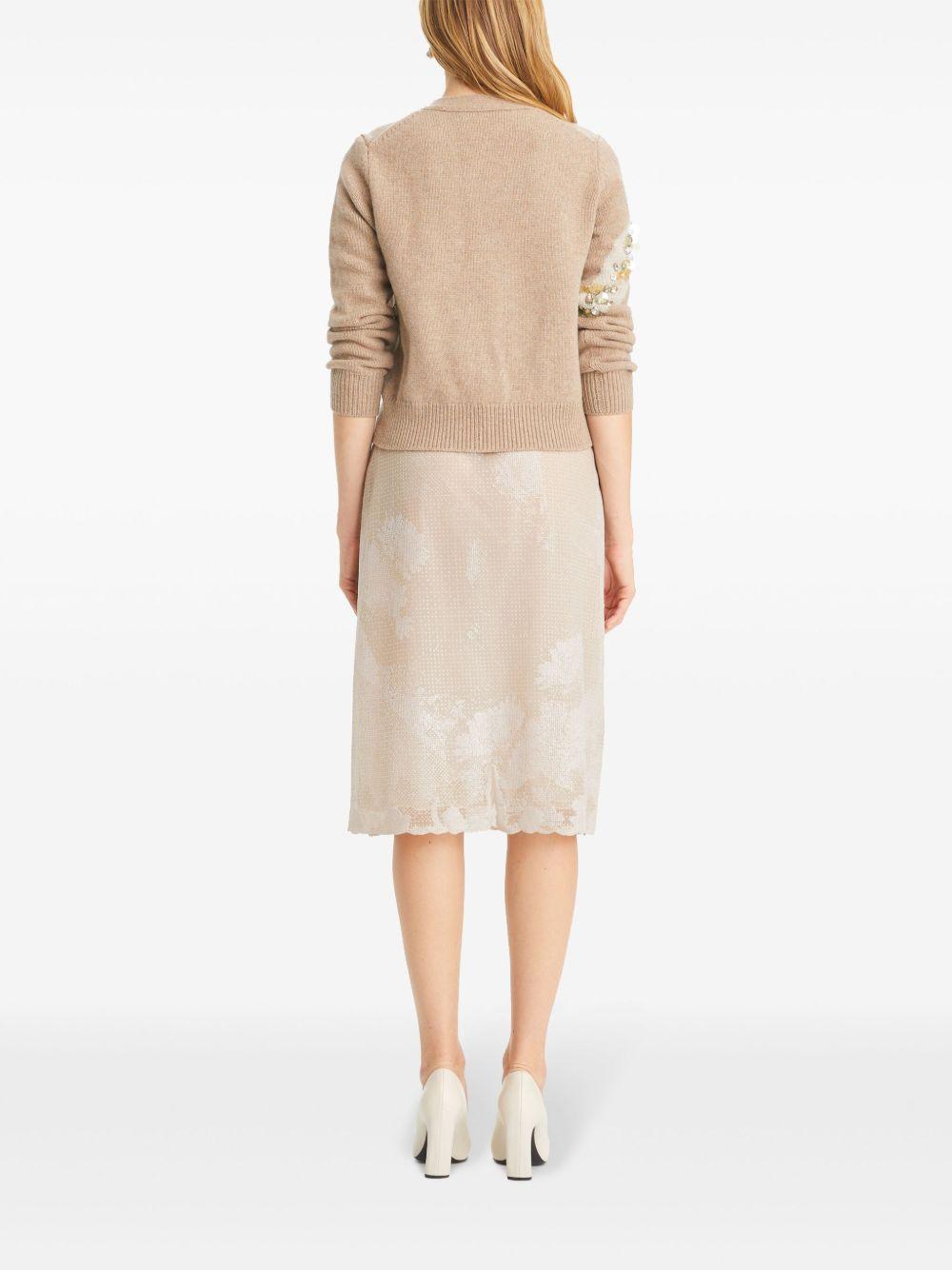 embellished wool cardigan Product Image