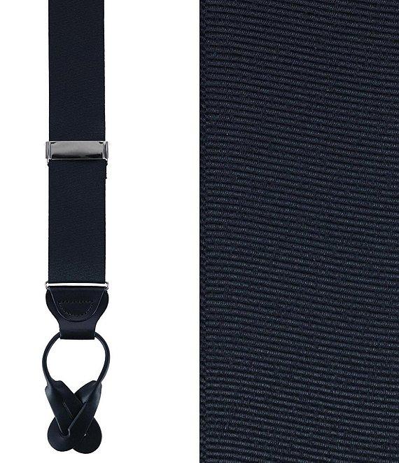 Trafalgar Phoenix Grosgrain Non-Stretch Ribbon Button End Suspenders Product Image