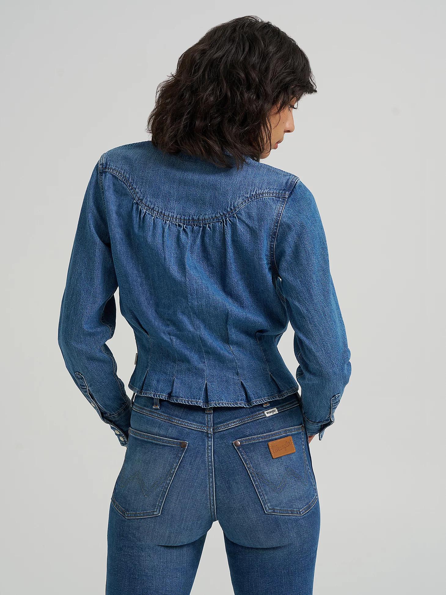 Women's Femme Peplum Shirt in Light Hand Product Image