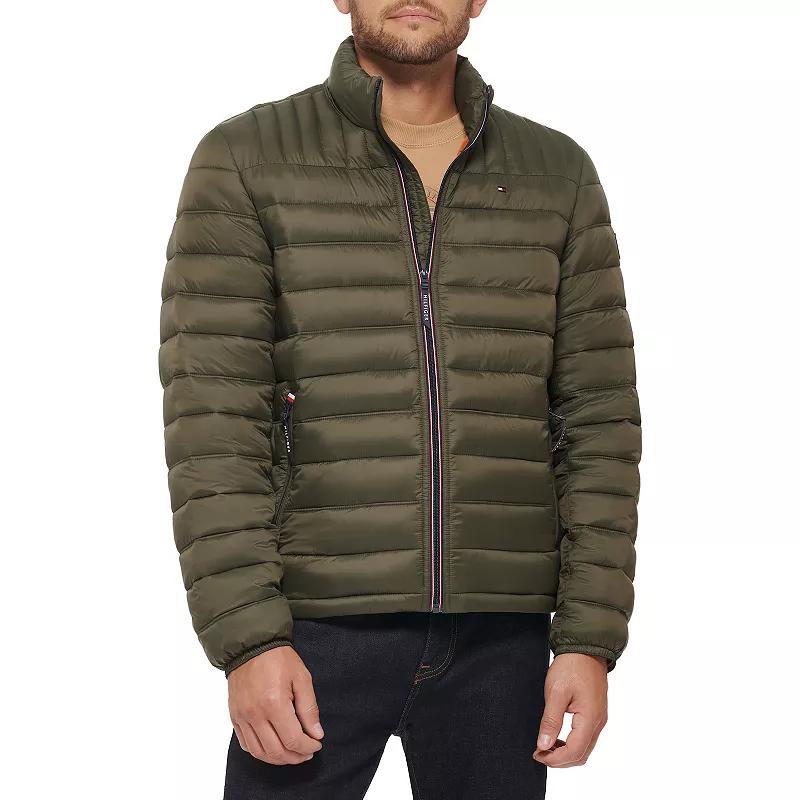 Big & Tall Tommy Hilfiger Stand Collar Packable Puffer Jacket, Men's,  Product Image