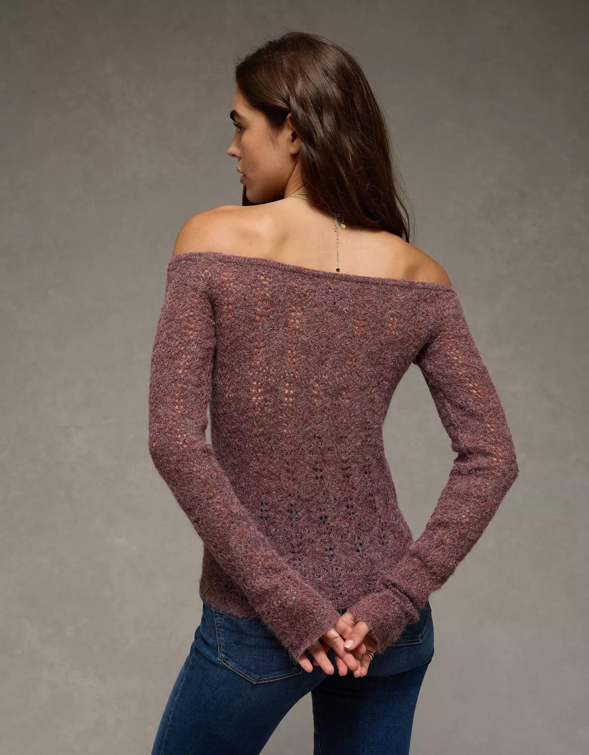 AE Off-The-Shoulder Sweater  Product Image