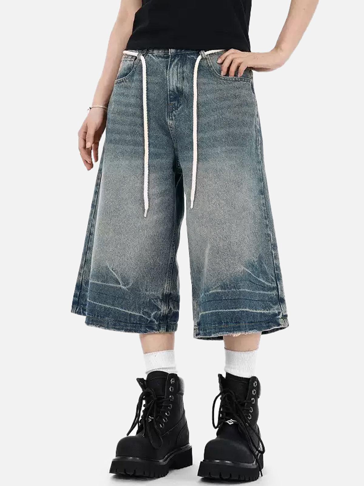 Aelfric Eden Lightning Print Longline Jorts Product Image