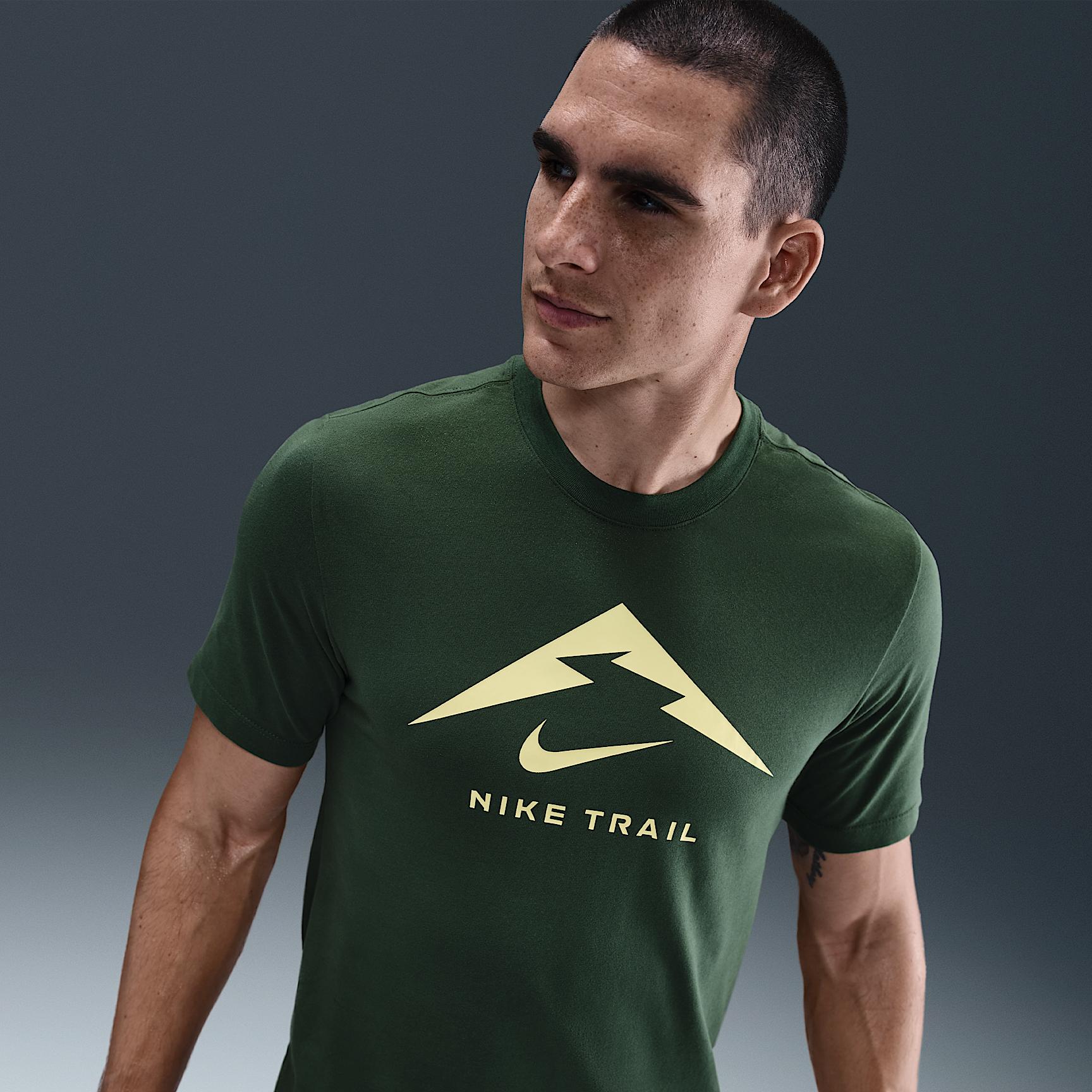 Nike Mens Dri-FIT Trail Running T-Shirt | FQ3914-323 Product Image
