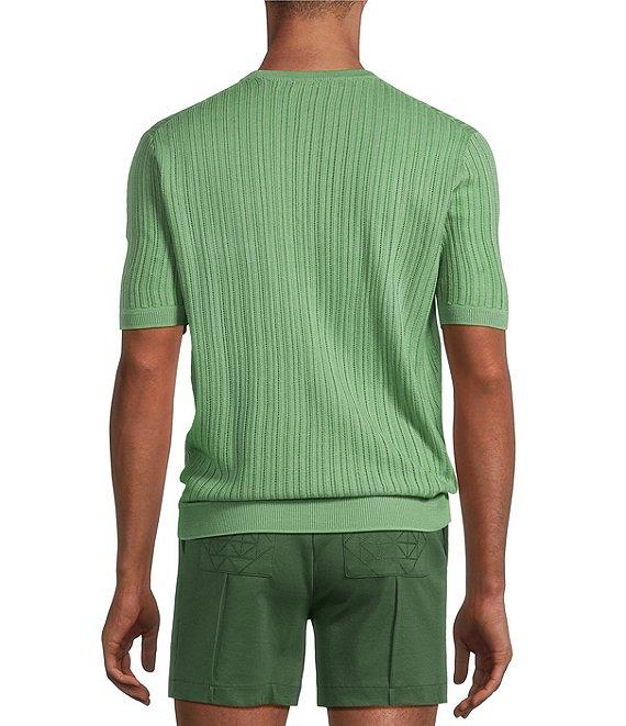 Murano From The Garden Collection Textured Knit Short Sleeve T-Shirt Product Image