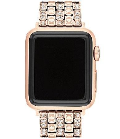 COACH Womens 384041mm Crystal Stainless Steel Bracelet for Apple Watch Product Image