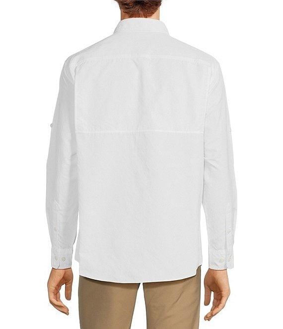 Roundtree & Yorke The Charter Performance Vented Long Sleeve Solid Fishing Sport Shirt Product Image