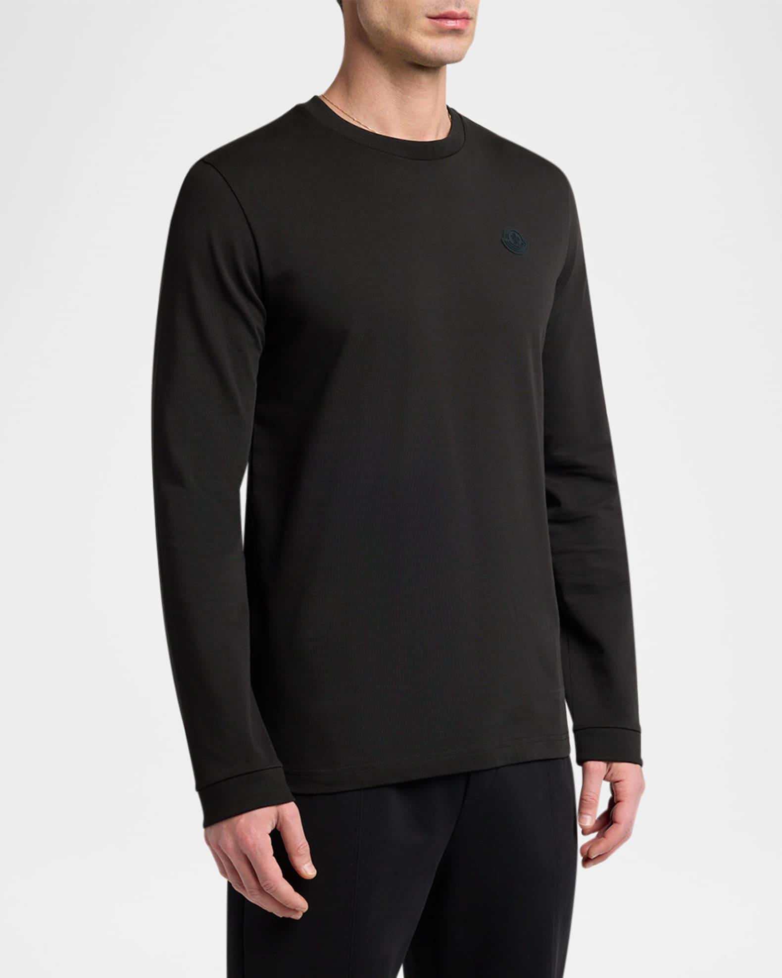 Men's Cotton Graffiti Logo Long-Sleeve T-Shirt Product Image