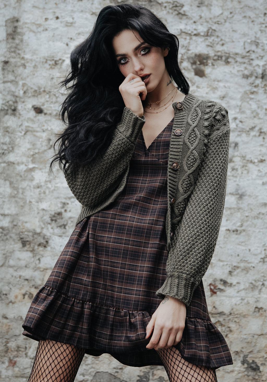 Embla Check Mini Smock Dress Product Image