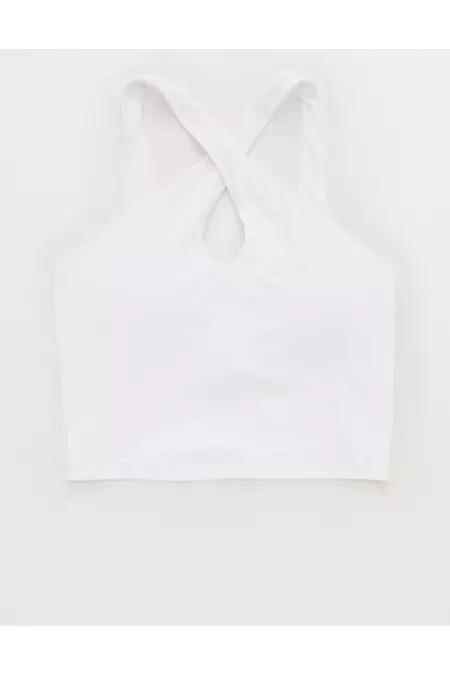 OFFLINE By Aerie Real Me XTRA Criss Cross High Neck Sports Bra Women's Product Image
