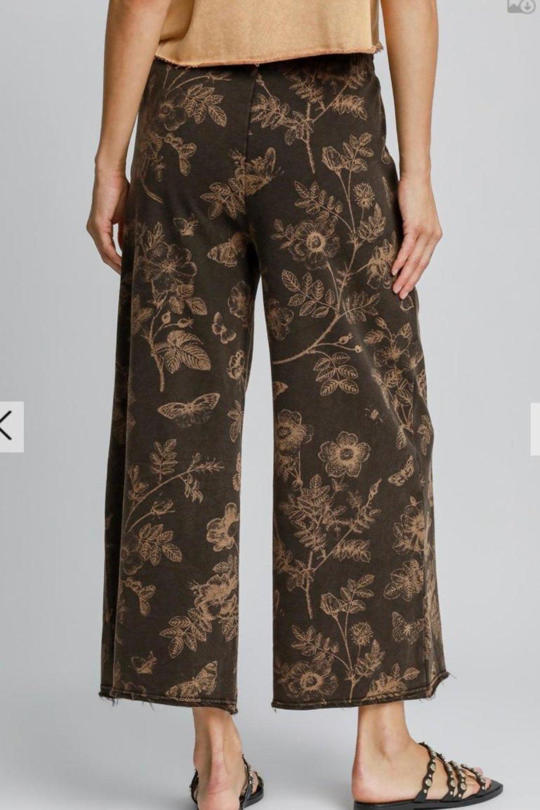 Pants, Cropped Floral Product Image