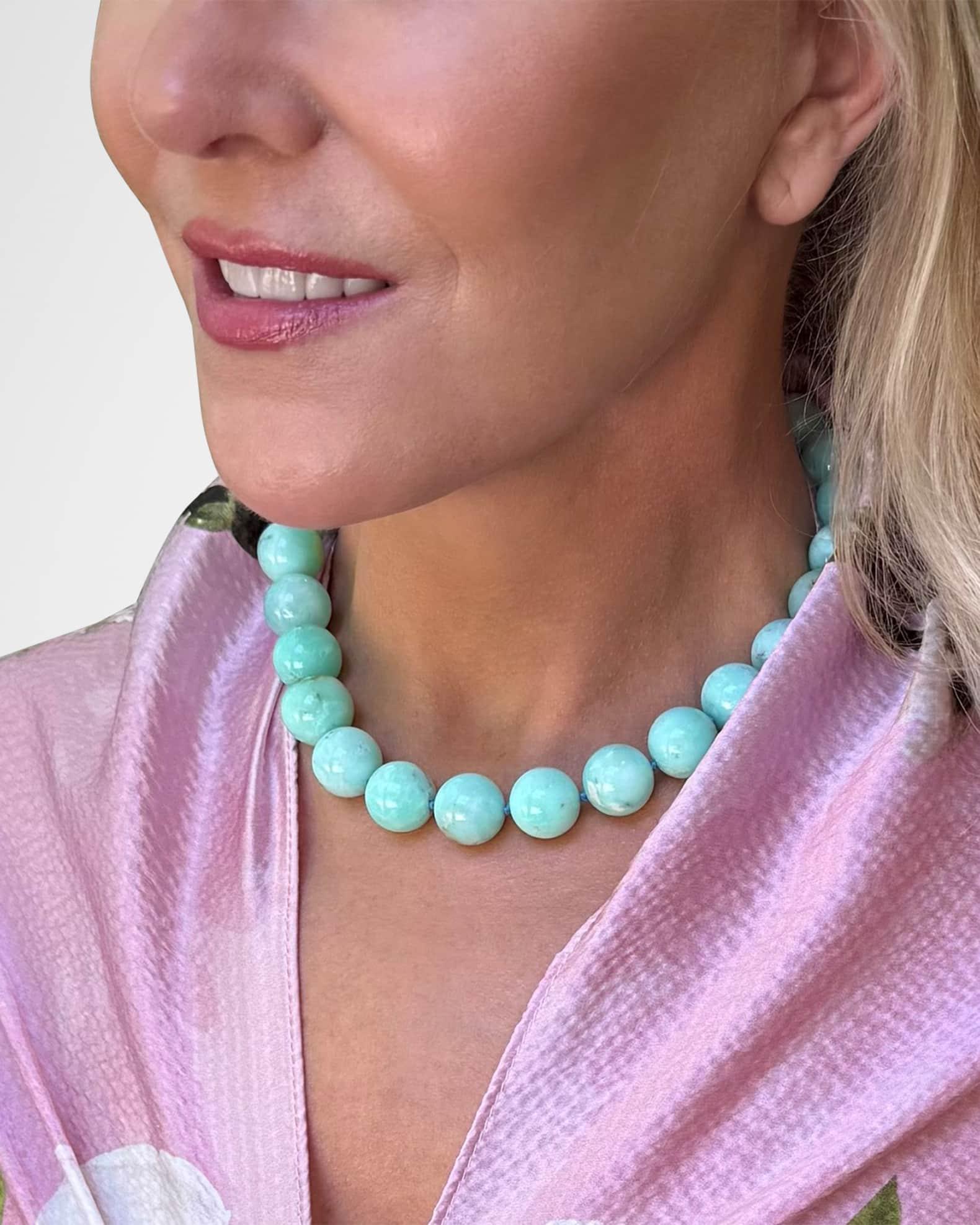 Chrysoprase Large Ball Necklace Product Image