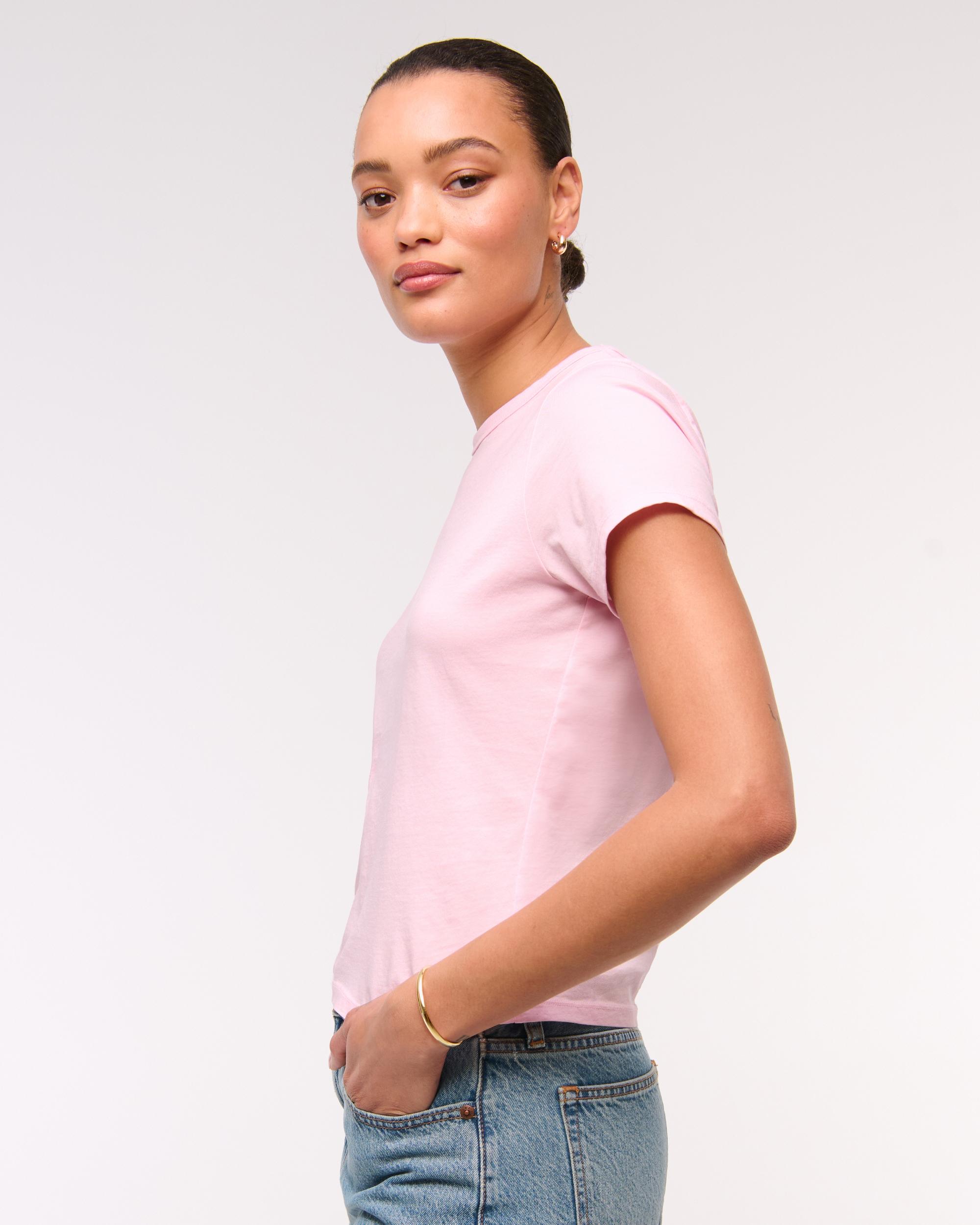 Essential Polished Body-Skimming Tee Product Image