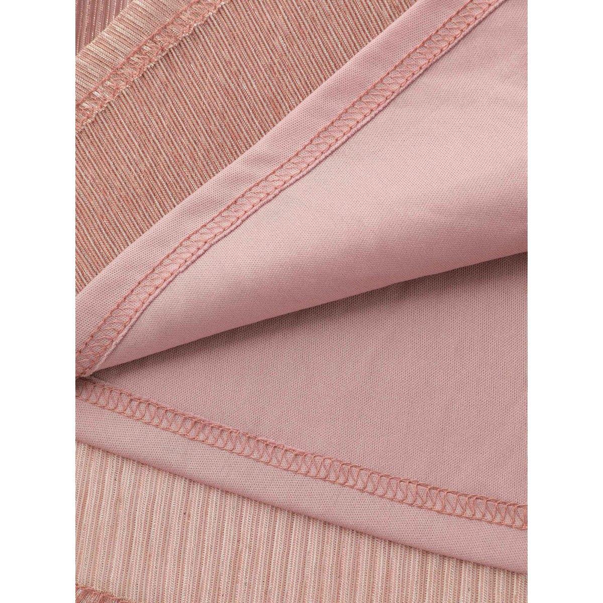 Plus Size Color Gradient Pockets Belted Midi Dress DustyPink Women Party&Cocktail Party Curvy Bloomchic 12/L Product Image