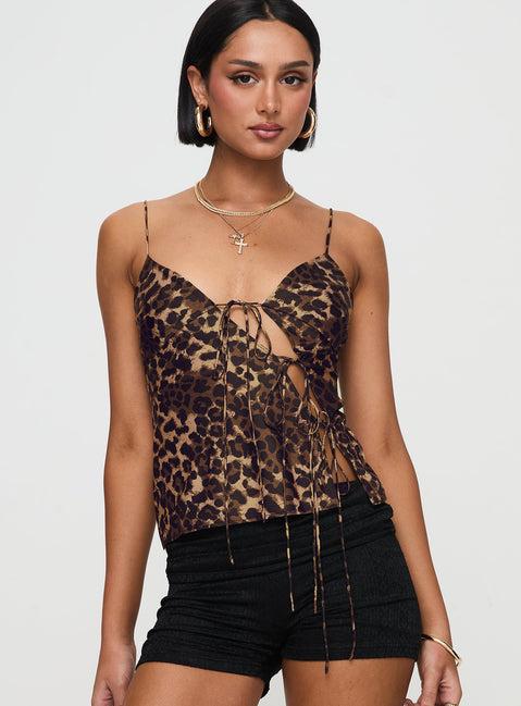 Mariah Top Leopard Product Image