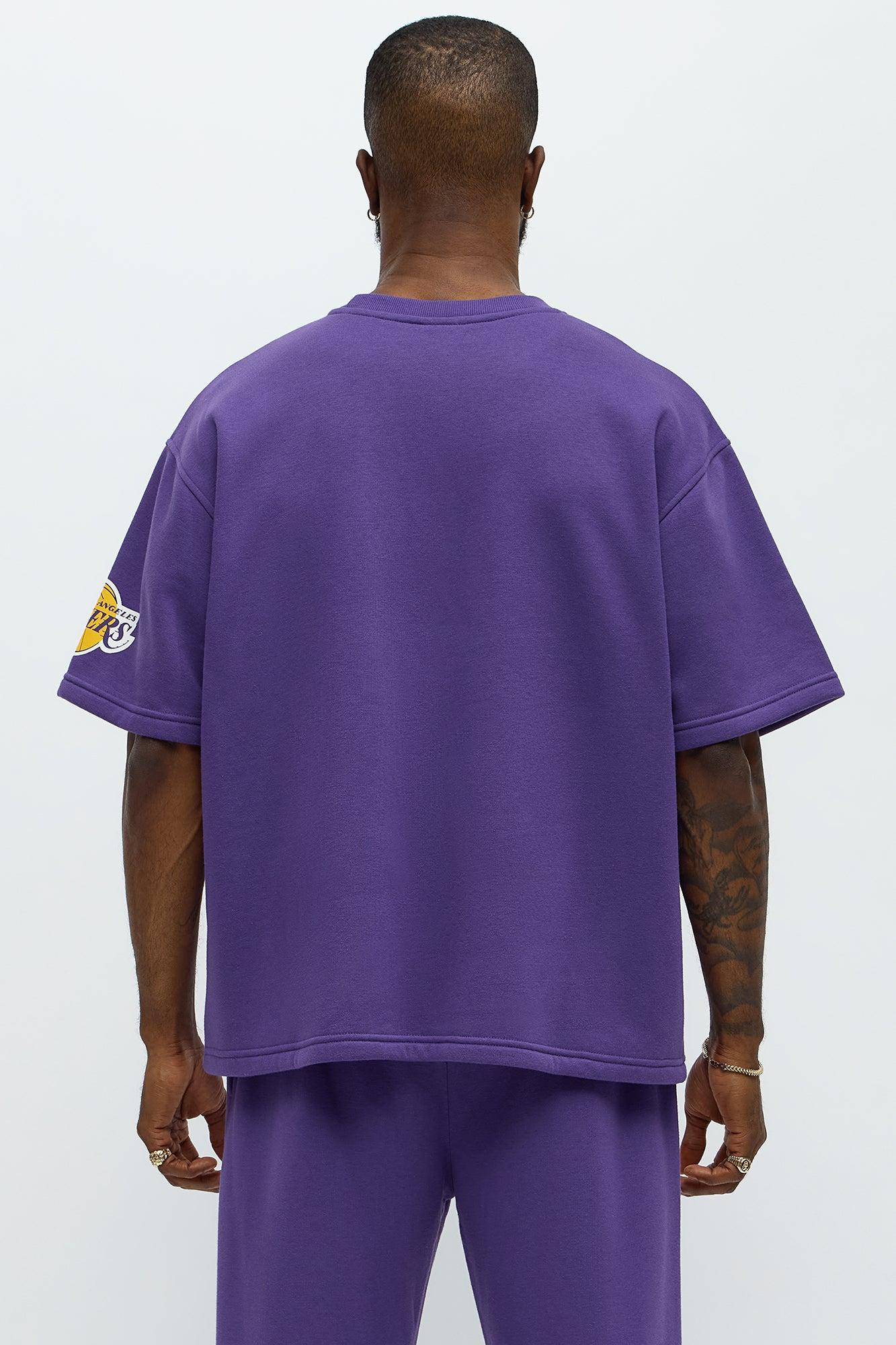 Lakers Oversized Tee - Purple Male Product Image