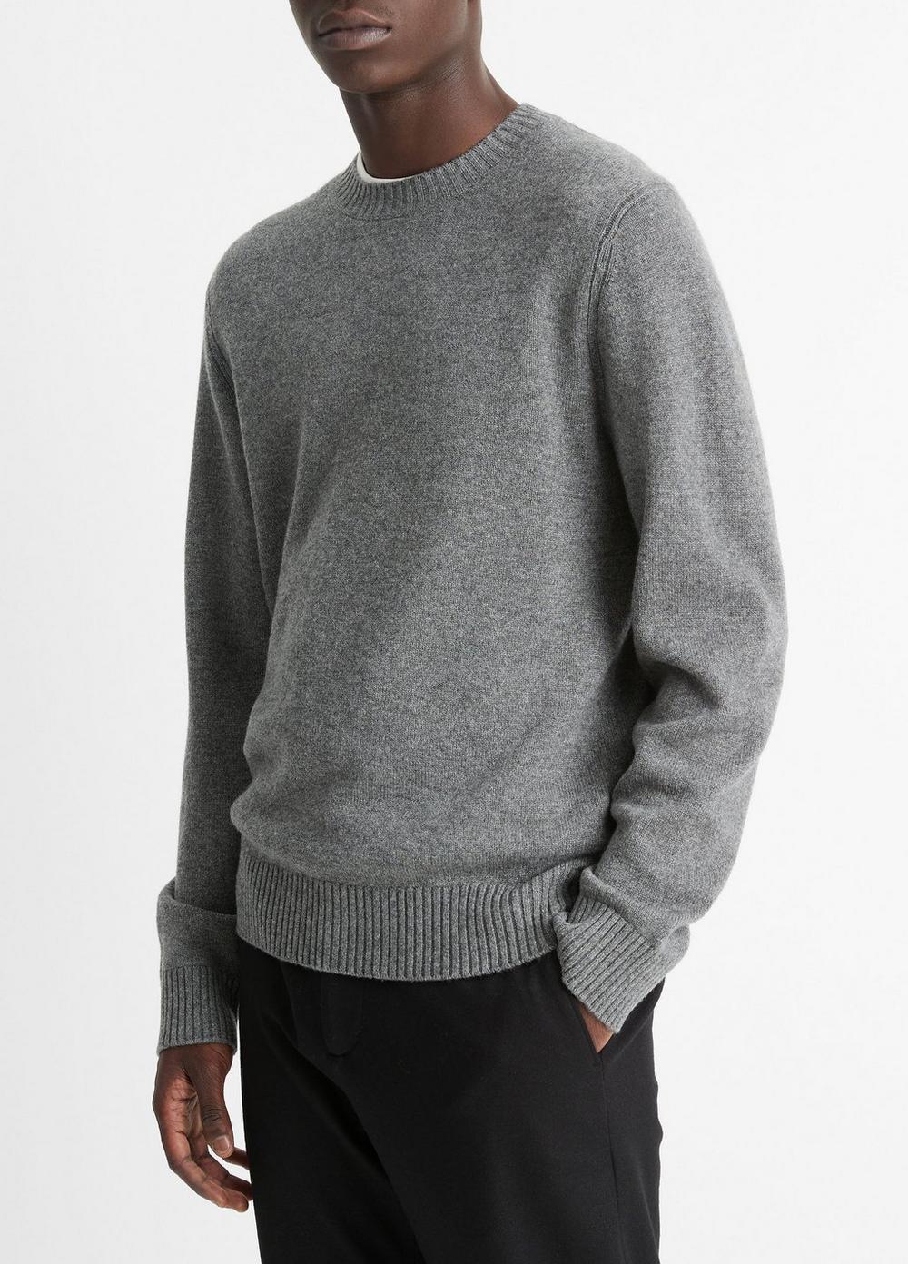 Classic Wool-Cashmere Crew Neck Sweater Product Image