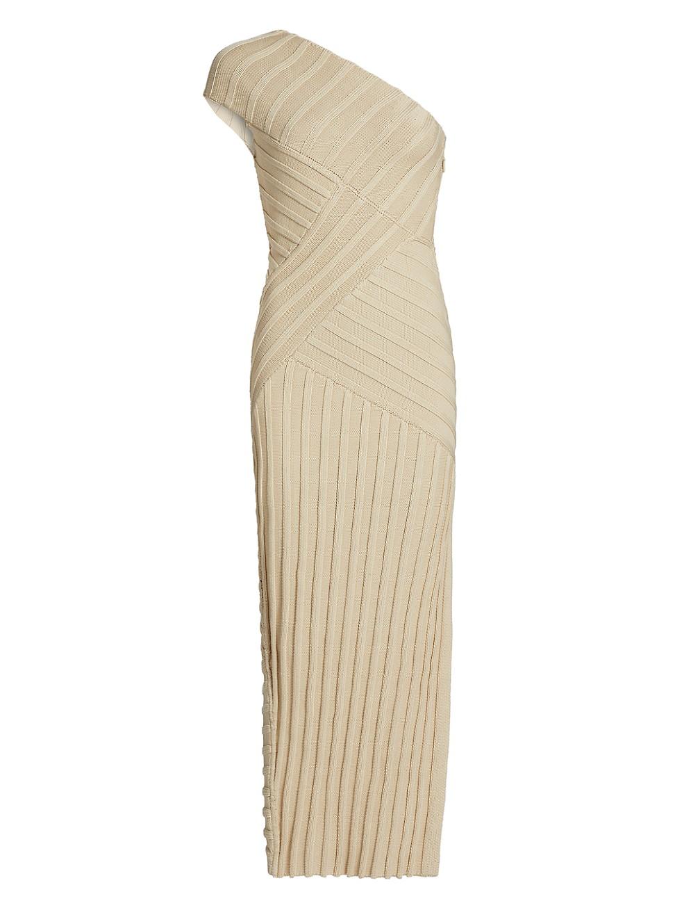 Womens Cielo One-Shoulder Midi-Dress Product Image