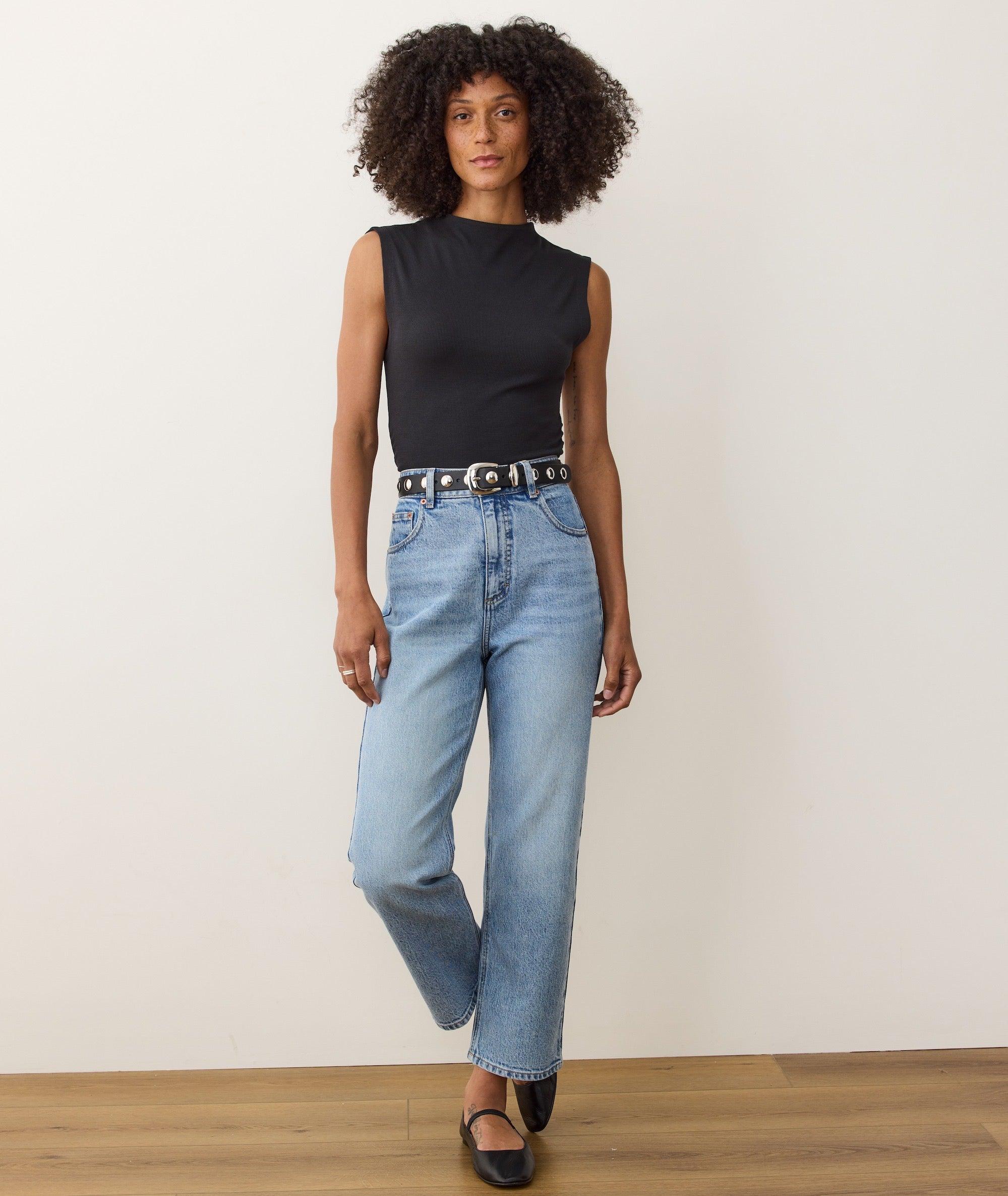 Lexi Rib Sun-In Mockneck Top Product Image