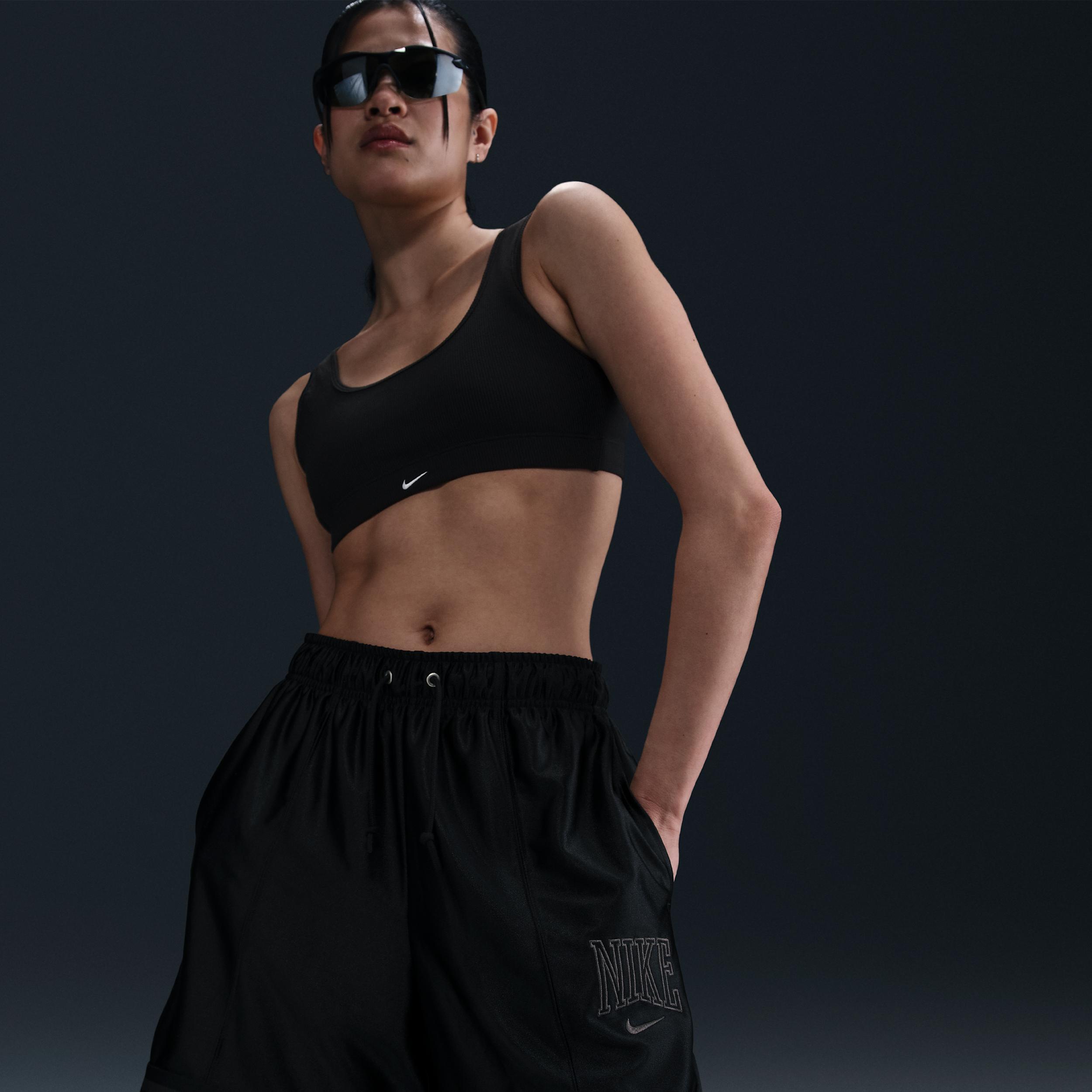 Womens Nike Sportswear Loose Mid-Rise Graphic Shorts | HJ0163-133 Product Image