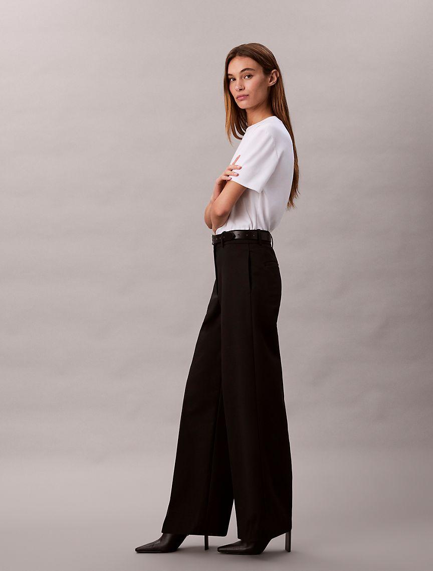 Wide Leg Chino Pants Product Image