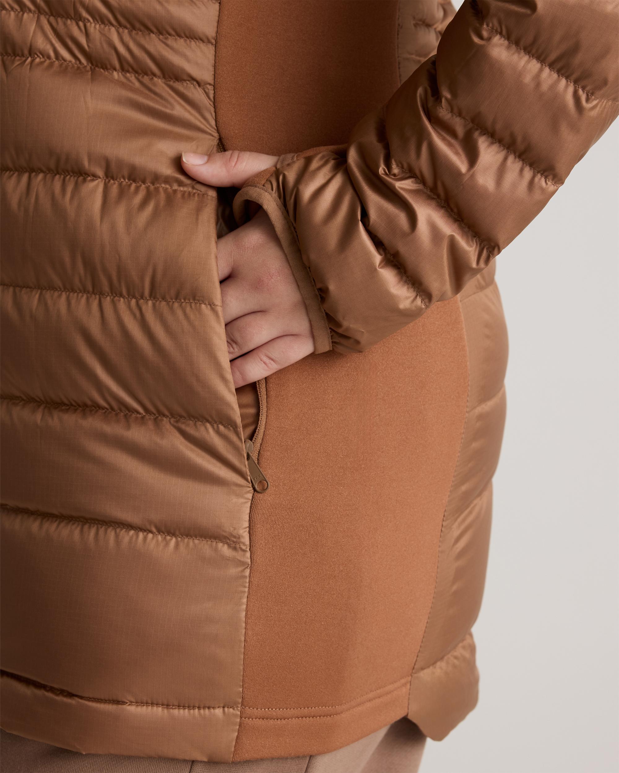 Quince | Women's Lightweight Down Packable Long Puffer Jacket Recycled Polyester Product Image