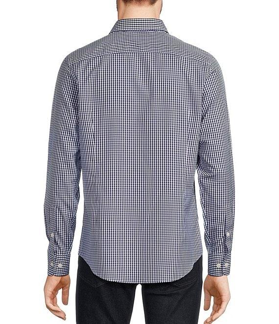 Murano Slim-Fit Non-Iron Italian Cotton Check Long-Sleeve Woven Shirt Product Image