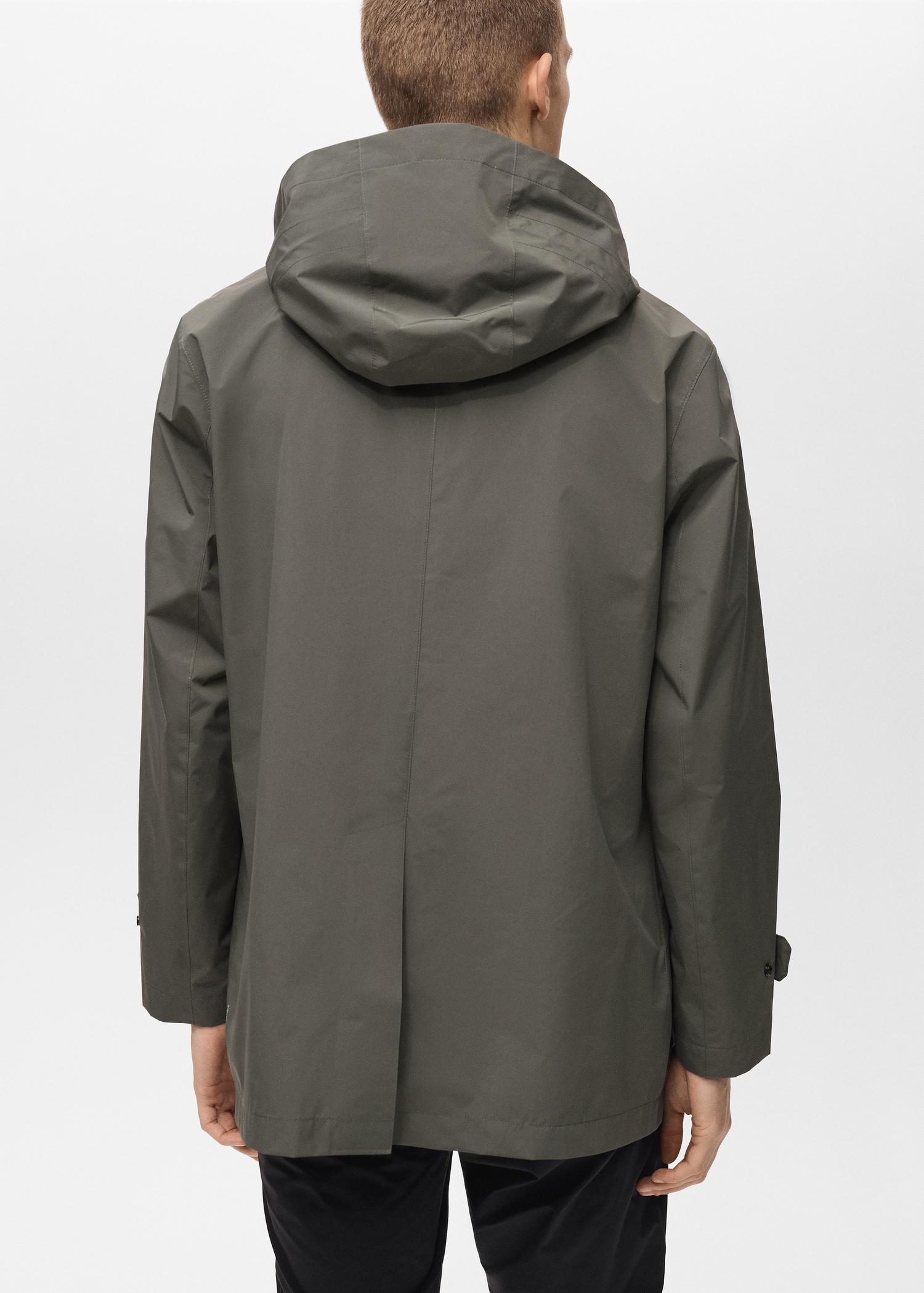 COOLMAX® technology waterproof parka - Men | MANGO USA Product Image