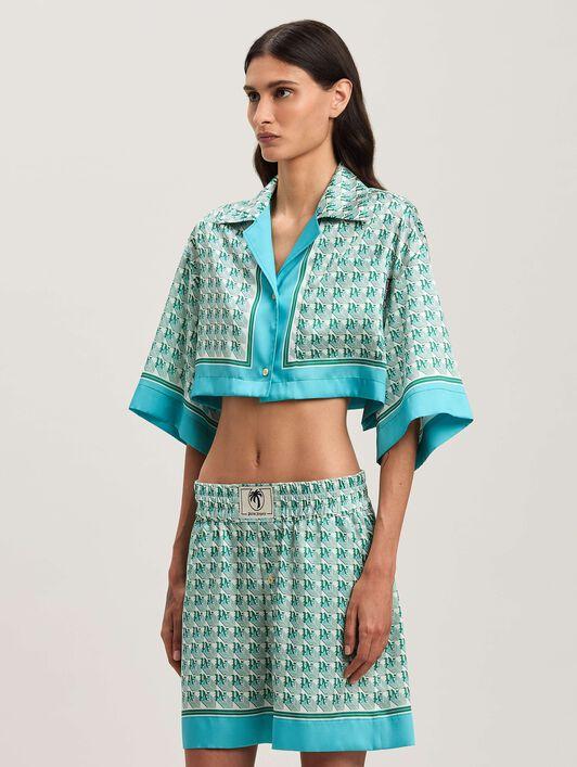 PA DIAMONDS CROP SHIRT Product Image