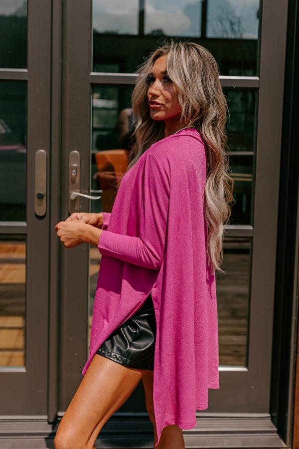 Endless Sophistication Tunic In Fuchsia Product Image