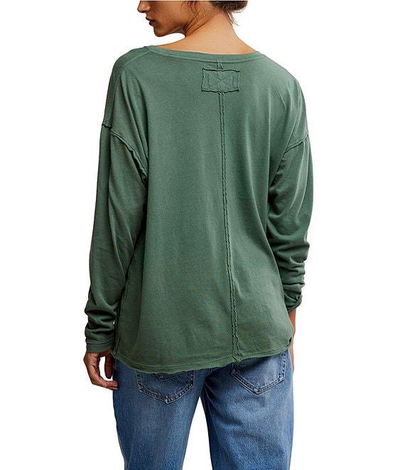 Free People Nina Crew Neck Long Sleeve Tee Product Image