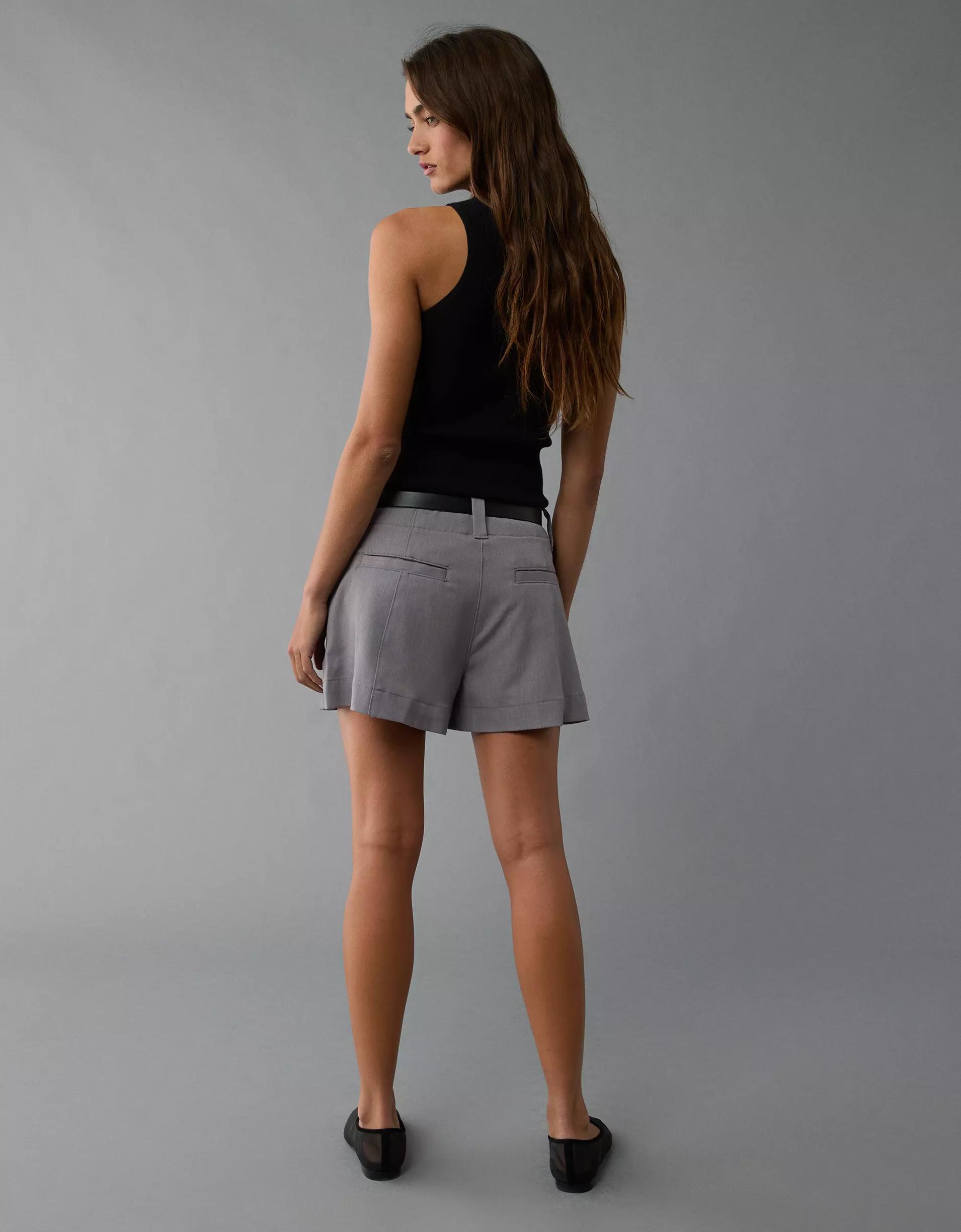 AE Stretch High-Waisted Trouser Short Product Image