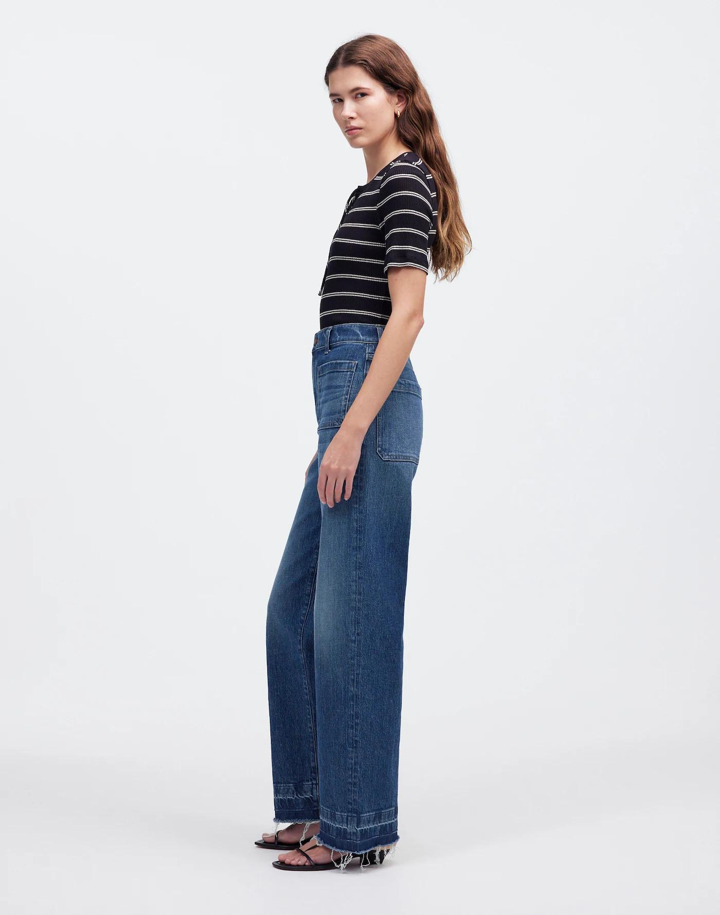 The Tall Emmett Wide-Leg Jean: Let Down Hem Edition Product Image