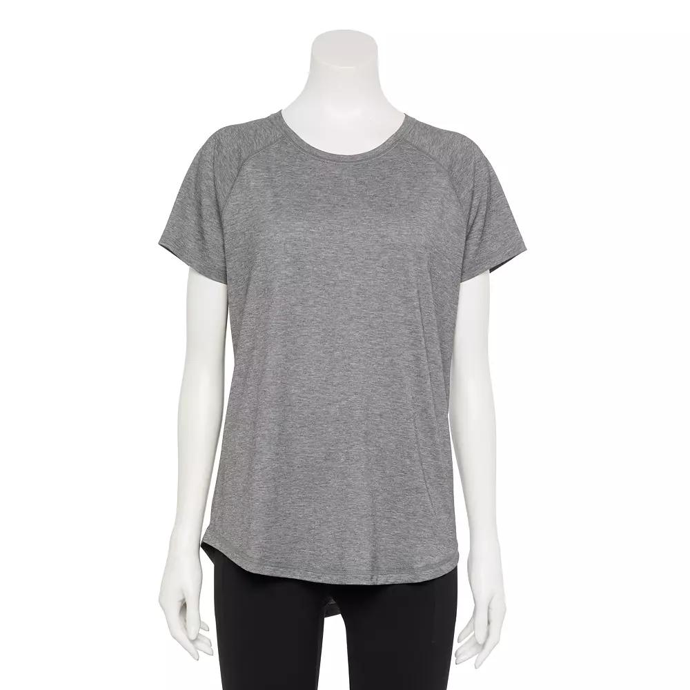Petite Tek Gear® Essential Core Raglan Tee, Women's,  Product Image
