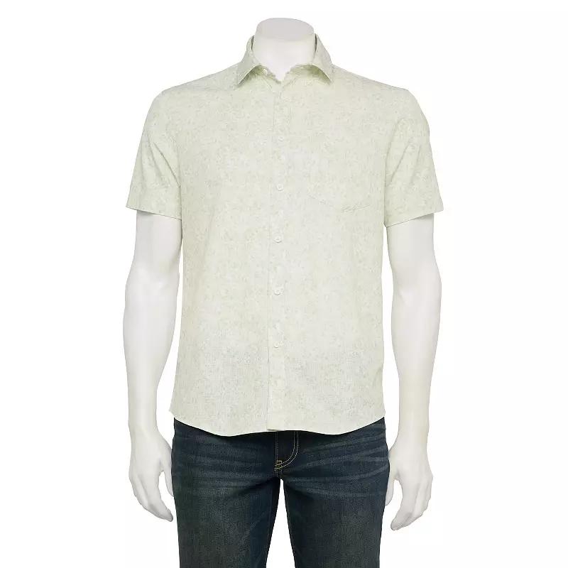 Men's FLX Slim Performance Untucked-Fit Button Down Shirt,  Product Image