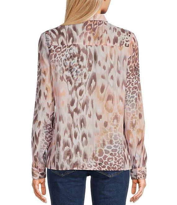 Guess Clouis Long Sleeve Jaguar Printed Shirt Product Image