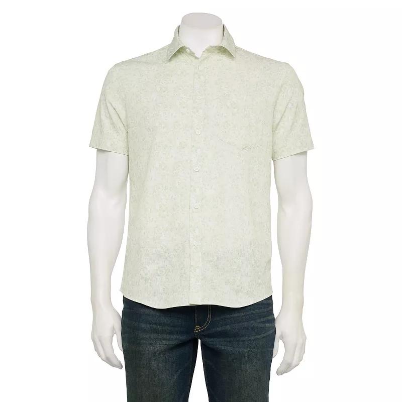 Men's FLX Slim Performance Untucked-Fit Button Down Shirt,  Product Image
