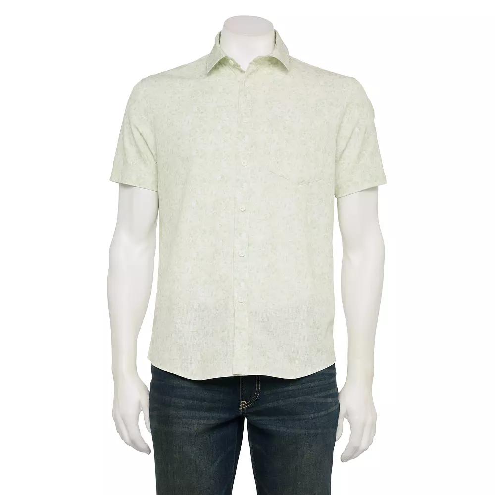 Men's FLX Slim Performance Untucked-Fit Button Down Shirt,  Product Image