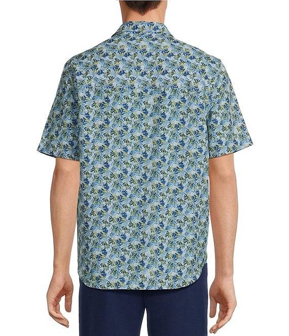 Tommy Bahama Big & Tall IslandZone Bahama Coast Chico Palms Short Sleeve Woven Shirt Product Image