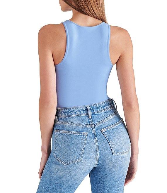 Steve Madden Nico Knit Crew Neck Sleeveless Bodysuit Product Image