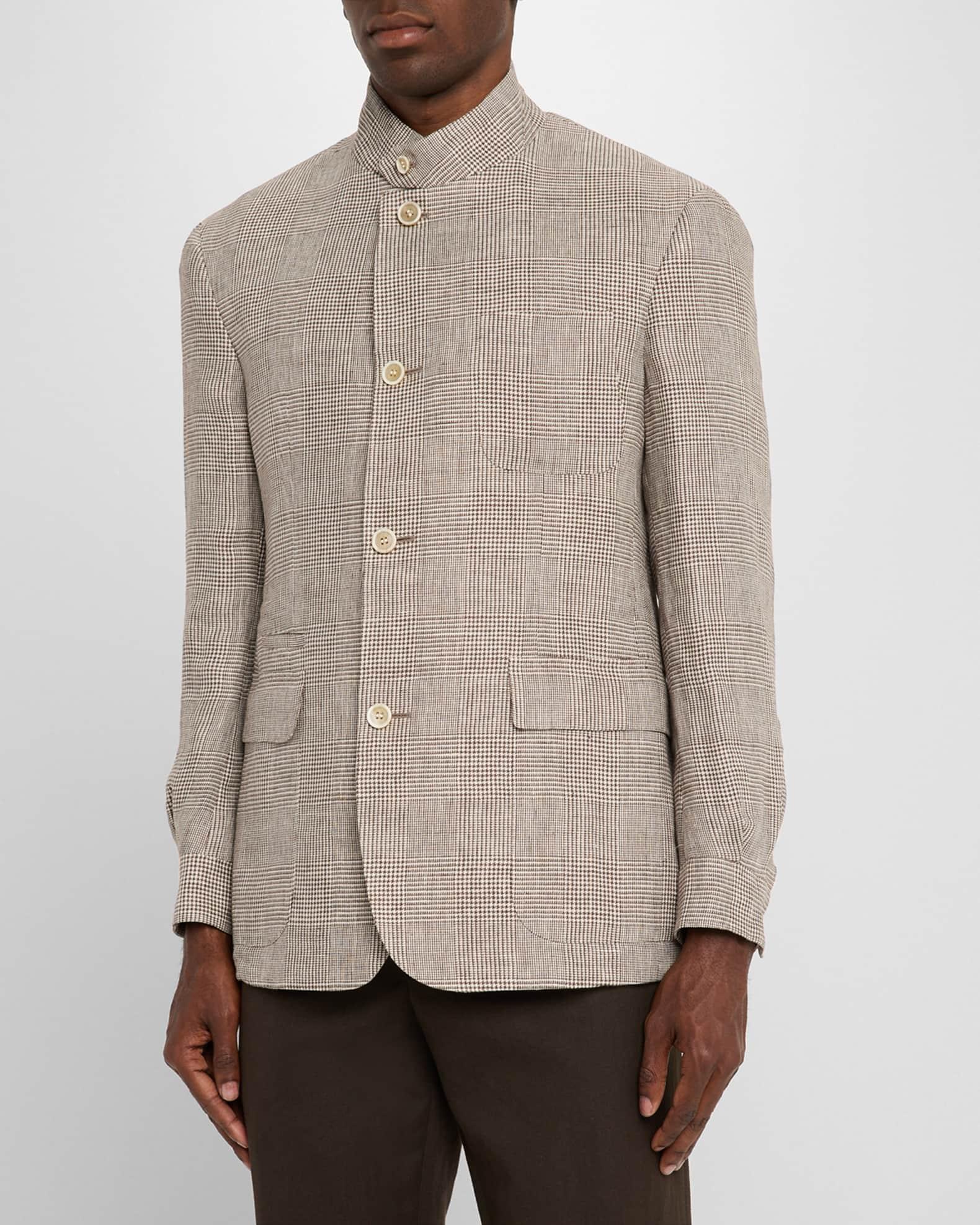 Men's Linen Prince of Wales Cavendish Sport Coat Product Image