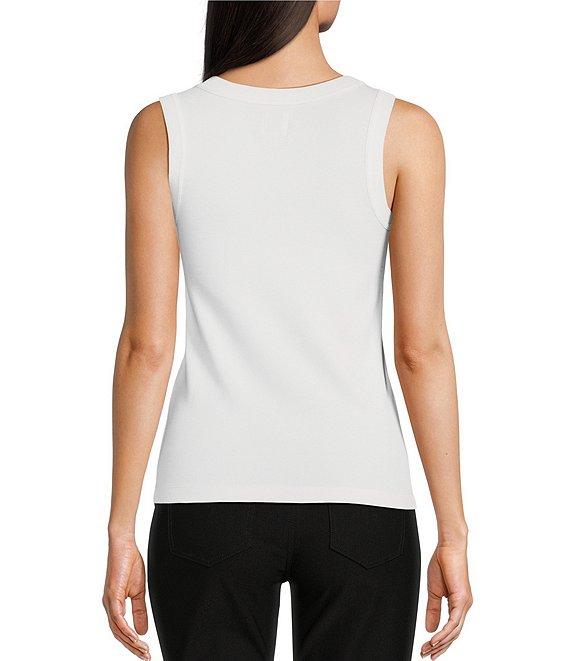 NIC + ZOE Perfect Stretch Knit Scoop Neck Sleeveless Tank Product Image