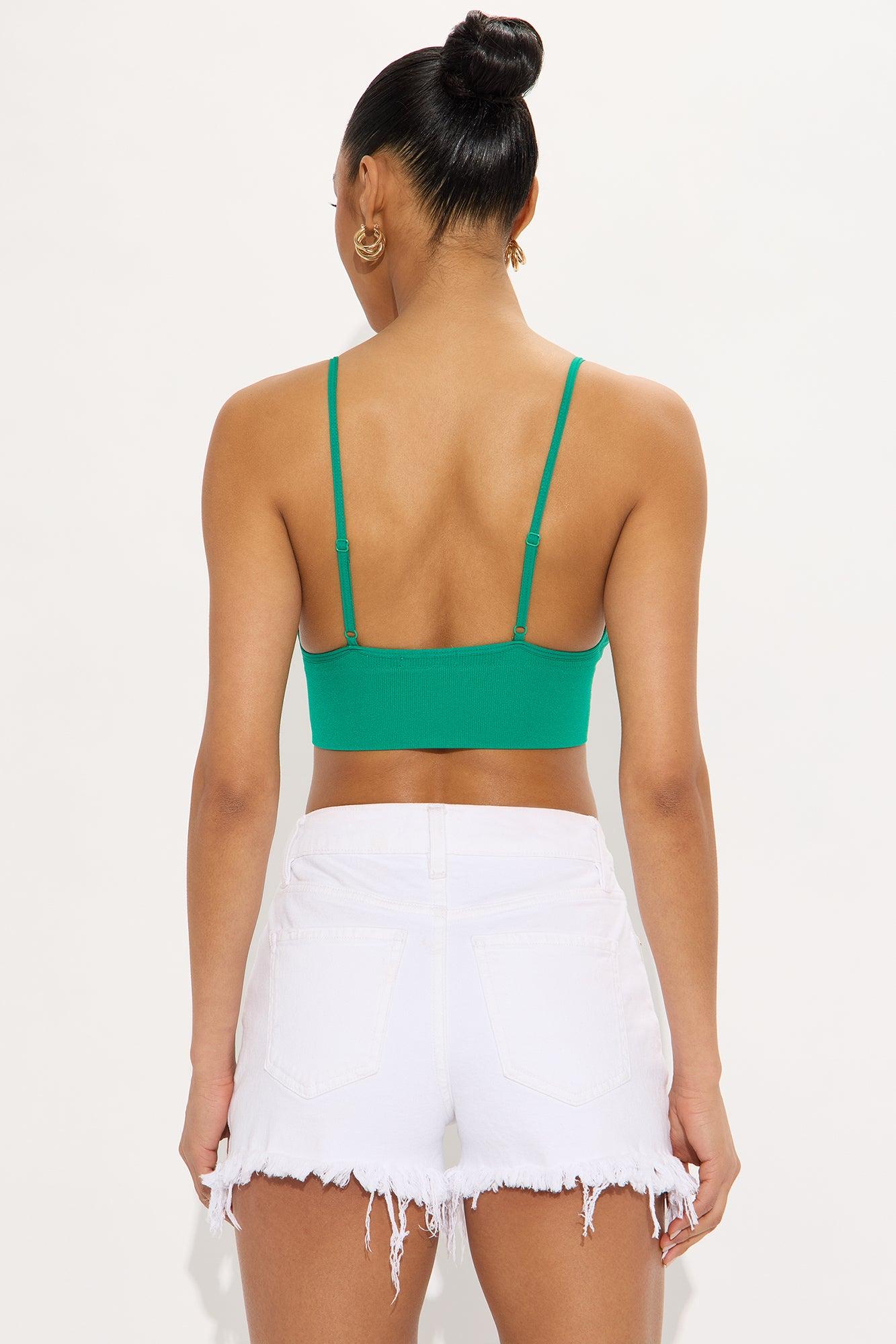 Everyday Seamless Bralette - Green Product Image