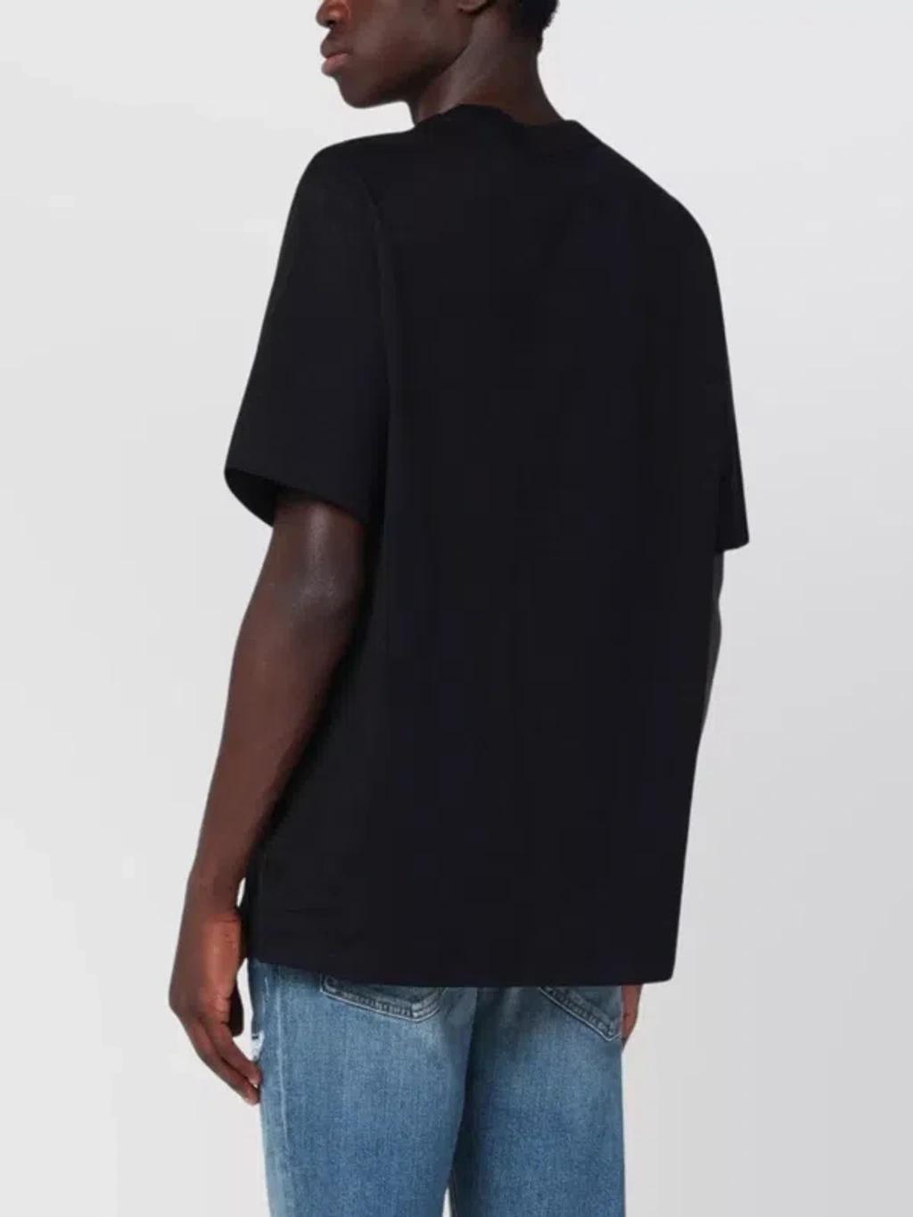 AMIRI Cotton T-shirt With Logo Print In Black Product Image