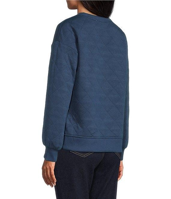 Westbound Quilted Long Sleeve Top Product Image